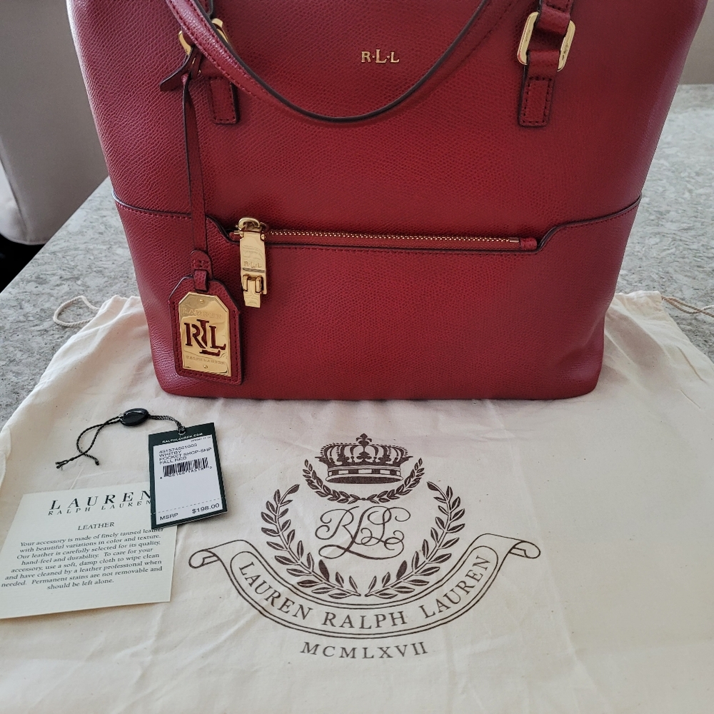 Ralph Lauren leather handbag